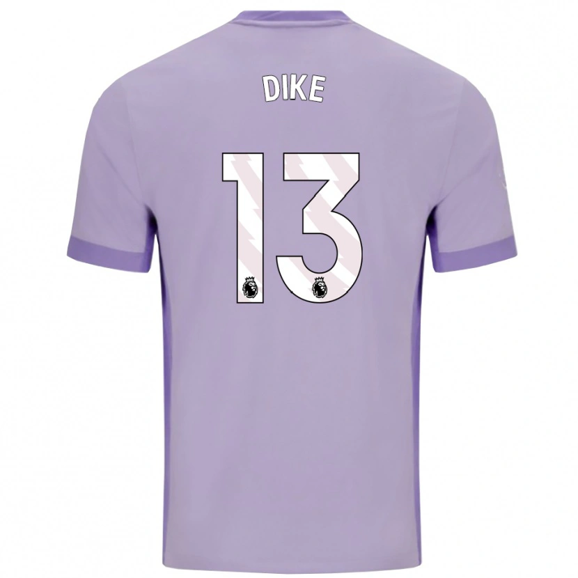 Danxen Dámské Michael Dike #13 Taro Fialová Bílá Daleko Hráčské Dresy 2025/26 Dres