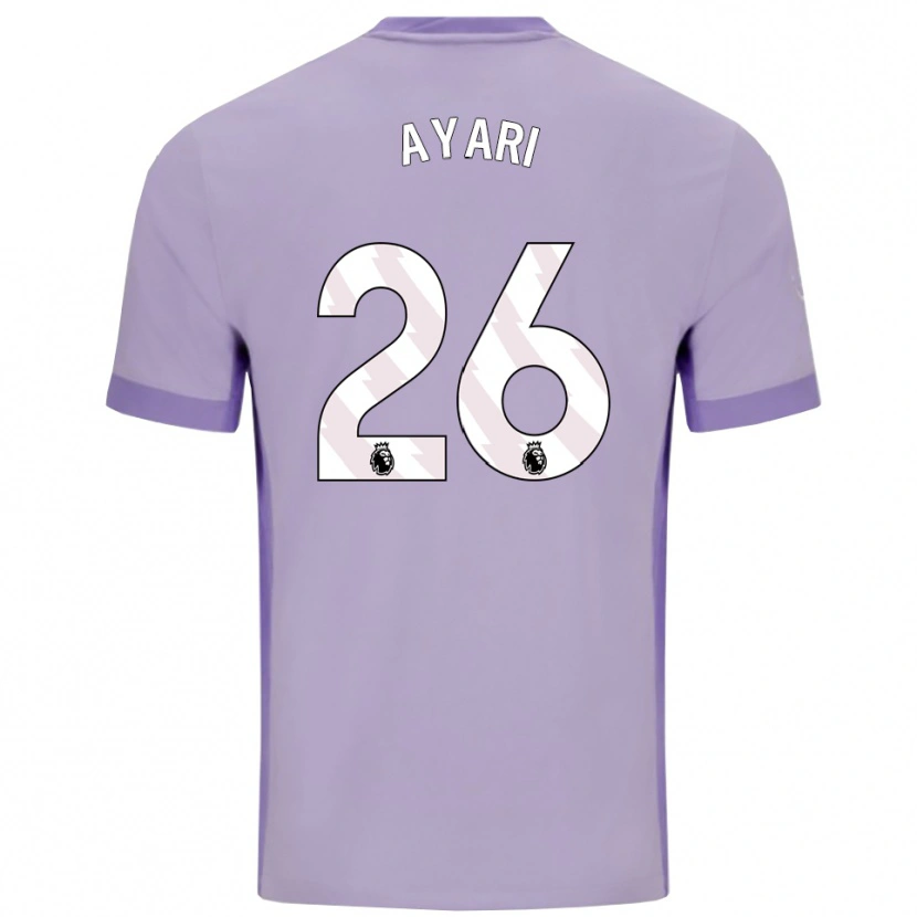 Danxen Dámské Yasin Ayari #26 Taro Fialová Bílá Daleko Hráčské Dresy 2025/26 Dres