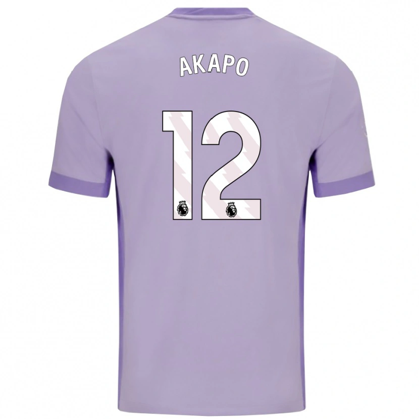 Danxen Dámské Tobi Akapo #12 Taro Fialová Bílá Daleko Hráčské Dresy 2025/26 Dres
