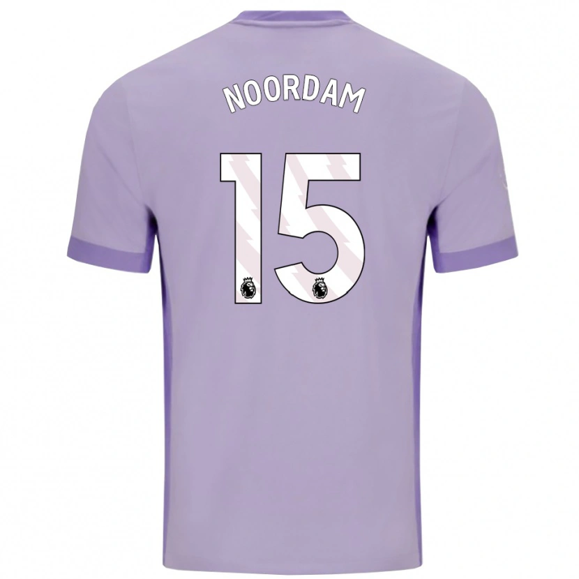 Danxen Dámské Nadine Noordam #15 Taro Fialová Bílá Daleko Hráčské Dresy 2025/26 Dres