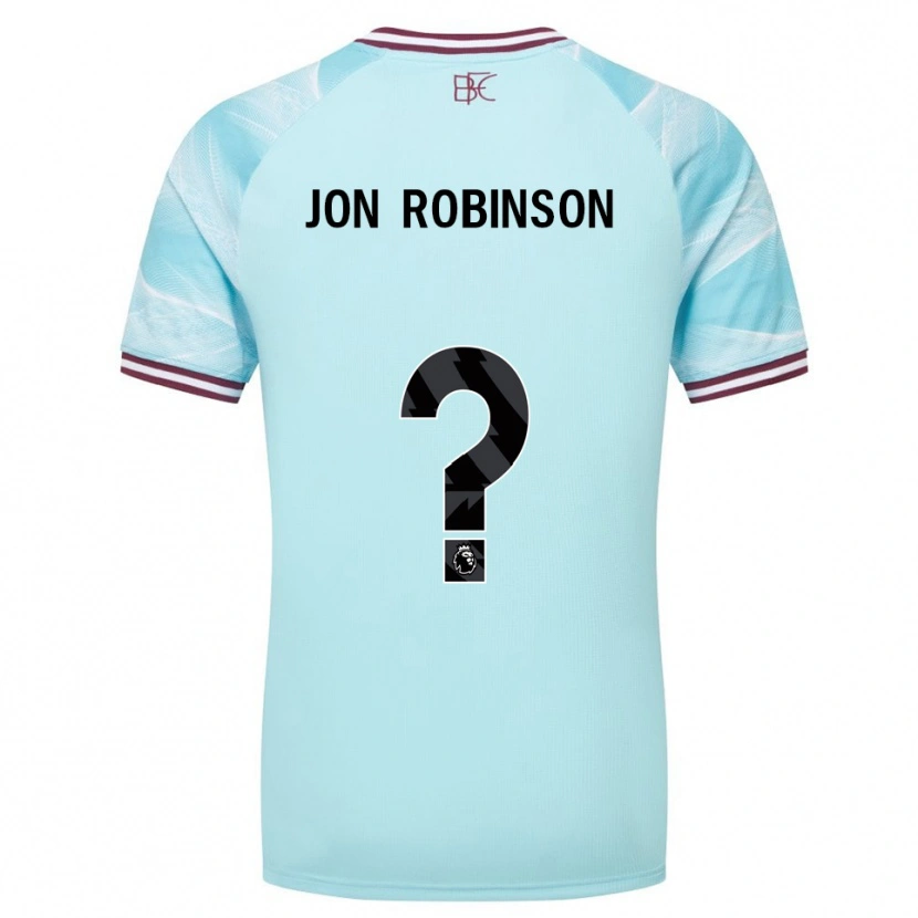 Danxen Dámské Jon Ander Vilar Robinson #0 Nebesky Modrá Burgundská Daleko Hráčské Dresy 2025/26 Dres