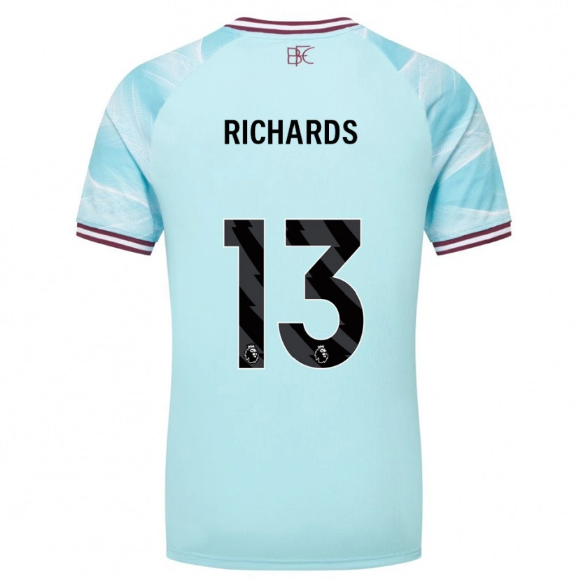 Danxen Dámské Jade Richards #13 Nebesky Modrá Burgundská Daleko Hráčské Dresy 2025/26 Dres
