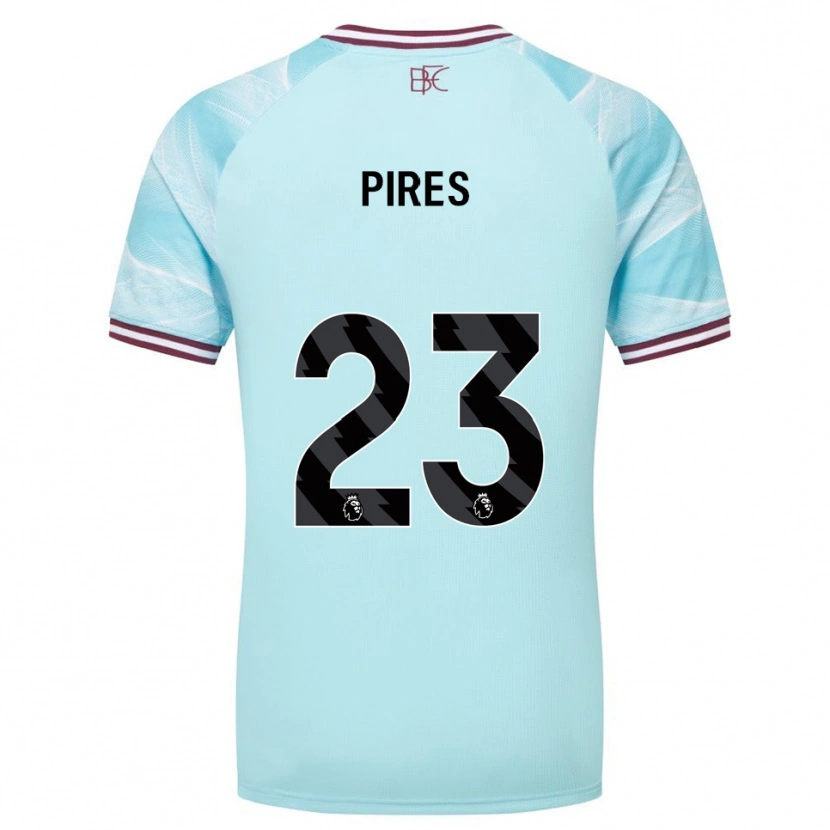 Danxen Dámské Lucas Pires #23 Nebesky Modrá Burgundská Daleko Hráčské Dresy 2025/26 Dres