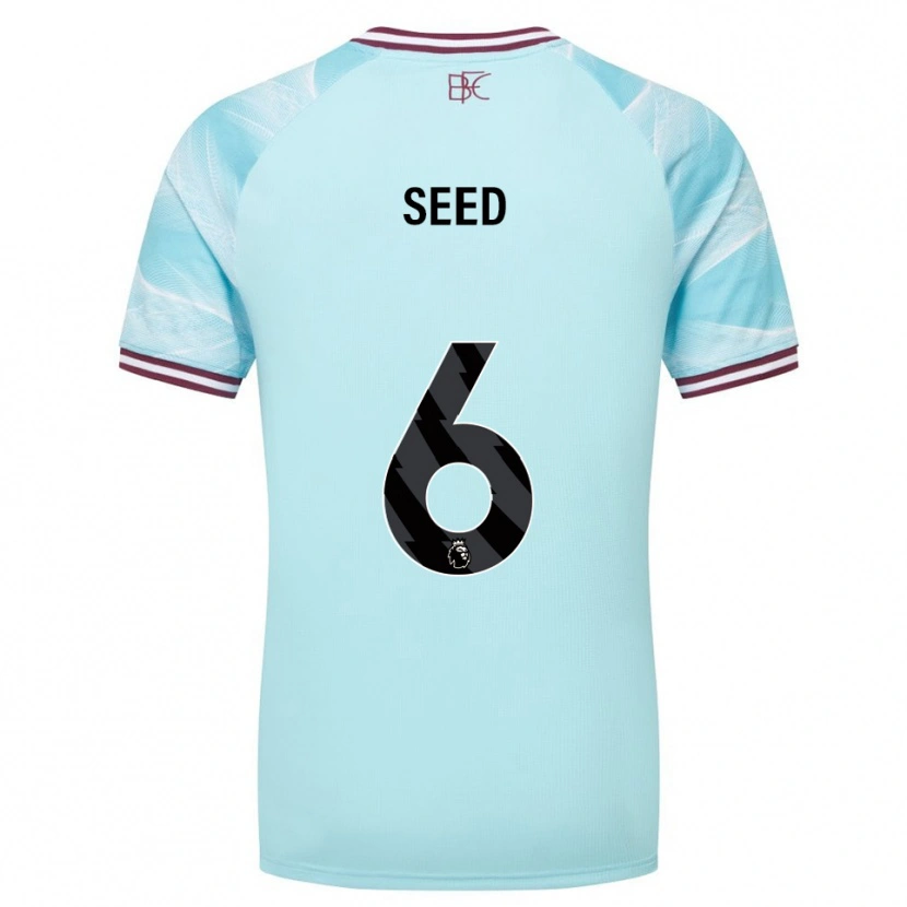 Danxen Dámské Helen Seed #6 Nebesky Modrá Burgundská Daleko Hráčské Dresy 2025/26 Dres