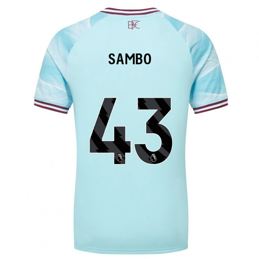 Danxen Dámské Shurandy Sambo #43 Nebesky Modrá Burgundská Daleko Hráčské Dresy 2025/26 Dres