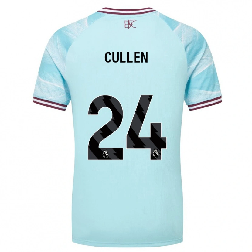 Danxen Dámské Josh Cullen #24 Nebesky Modrá Burgundská Daleko Hráčské Dresy 2025/26 Dres