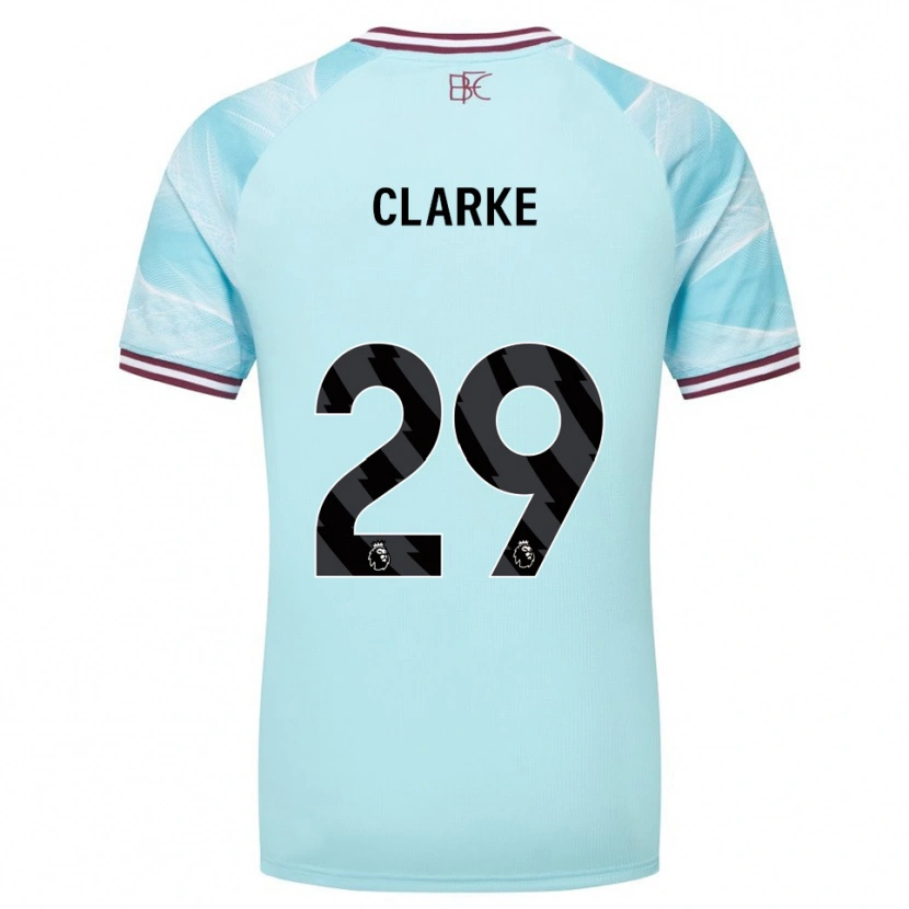 Danxen Dámské Abby Clarke #29 Nebesky Modrá Burgundská Daleko Hráčské Dresy 2025/26 Dres