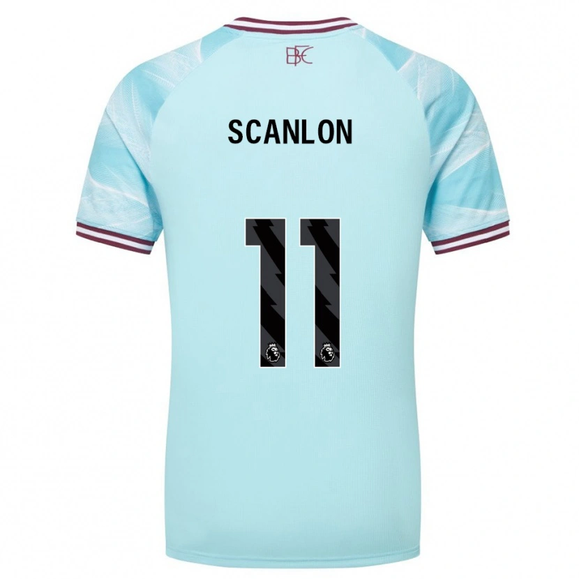 Danxen Dámské Luca Scanlon #11 Nebesky Modrá Burgundská Daleko Hráčské Dresy 2025/26 Dres