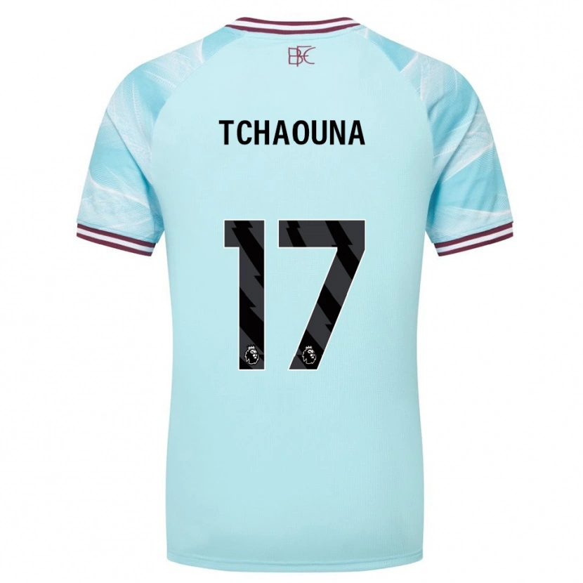 Danxen Dámské Loum Tchaouna #17 Nebesky Modrá Burgundská Daleko Hráčské Dresy 2025/26 Dres