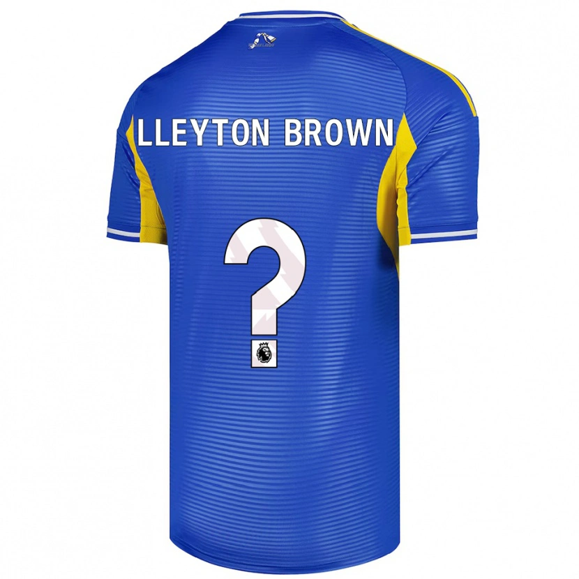 Danxen Dámské Lleyton Brown #0 Modrá Žlutá Daleko Hráčské Dresy 2025/26 Dres