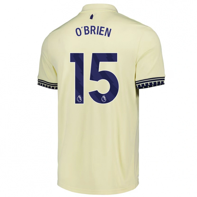 Danxen Dámské Jake O'brien #15 Smetanově Bílá Černá Daleko Hráčské Dresy 2025/26 Dres