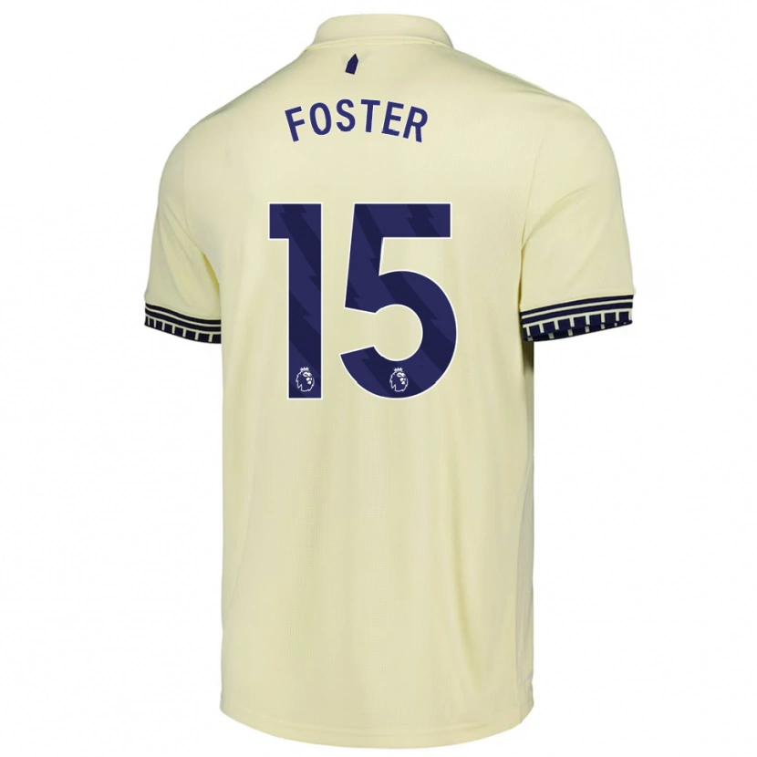 Danxen Dámské Harvey Foster #15 Smetanově Bílá Černá Daleko Hráčské Dresy 2025/26 Dres