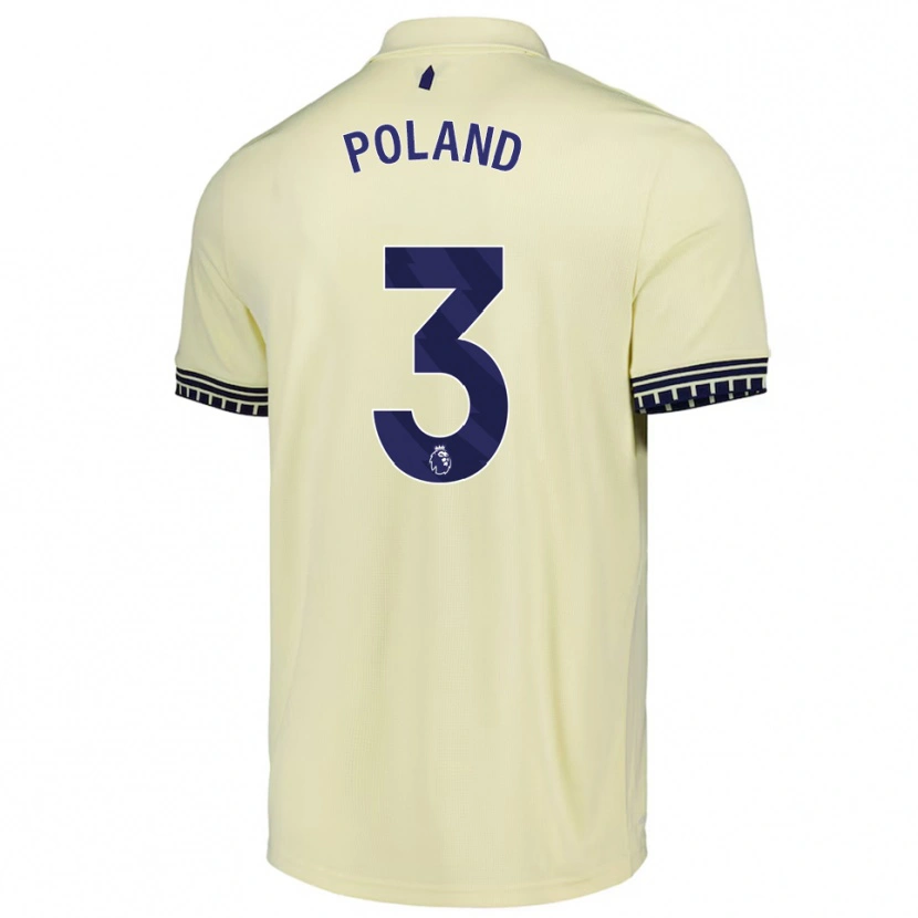 Danxen Dámské Louis Poland #3 Smetanově Bílá Černá Daleko Hráčské Dresy 2025/26 Dres