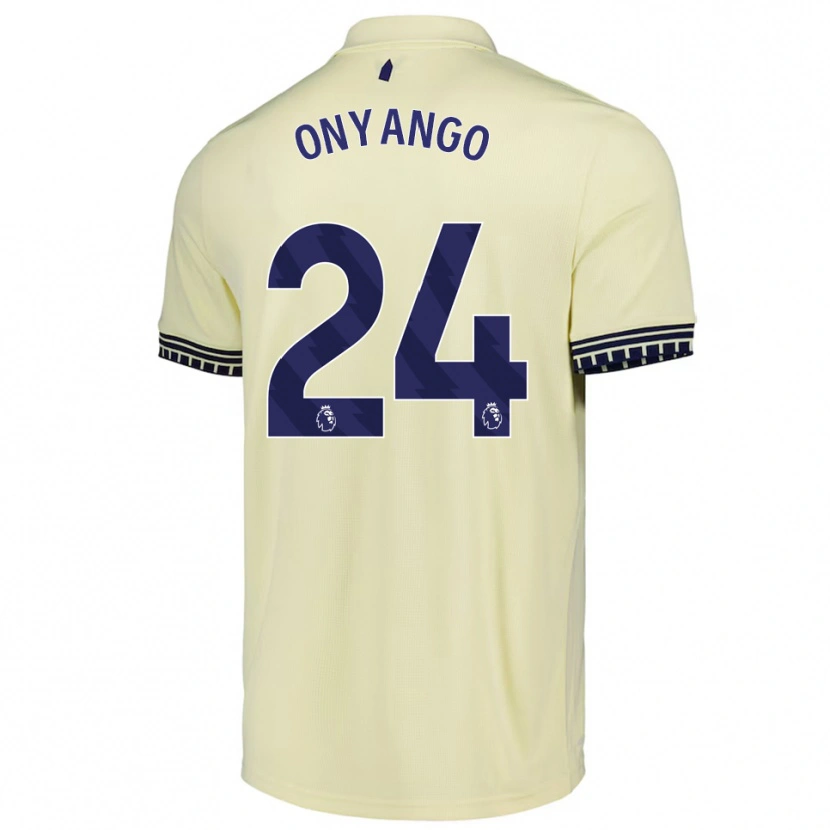 Danxen Dámské Tyler Onyango #24 Smetanově Bílá Černá Daleko Hráčské Dresy 2025/26 Dres