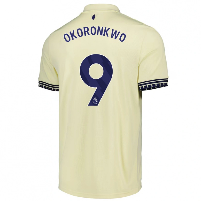 Danxen Dámské Francis Okoronkwo #9 Smetanově Bílá Černá Daleko Hráčské Dresy 2025/26 Dres