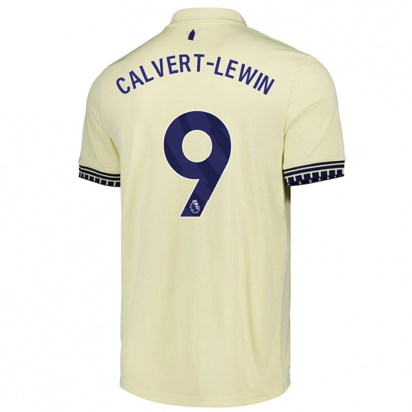 Danxen Dámské Dominic Calvert-Lewin #9 Smetanově Bílá Černá Daleko Hráčské Dresy 2025/26 Dres
