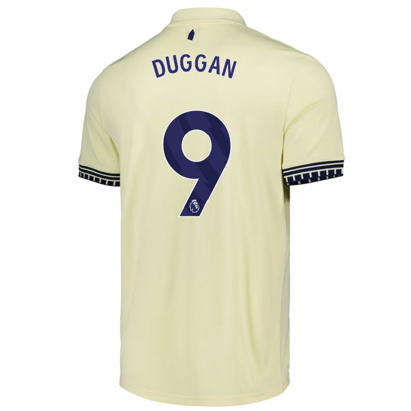 Danxen Dámské Toni Duggan #9 Smetanově Bílá Černá Daleko Hráčské Dresy 2025/26 Dres