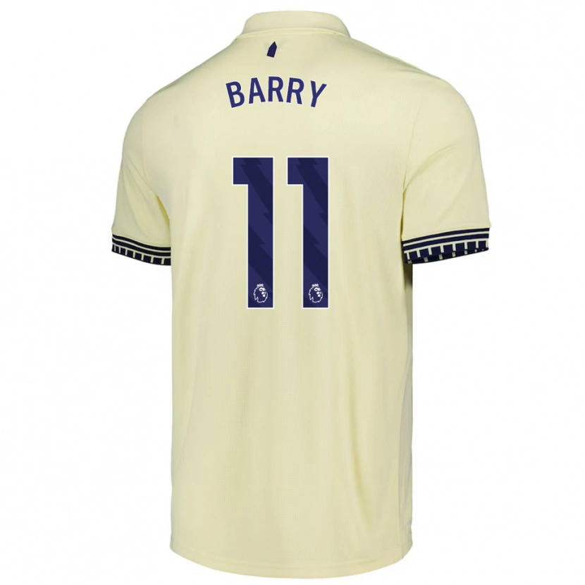 Danxen Dámské Thierno Barry #11 Smetanově Bílá Černá Daleko Hráčské Dresy 2025/26 Dres