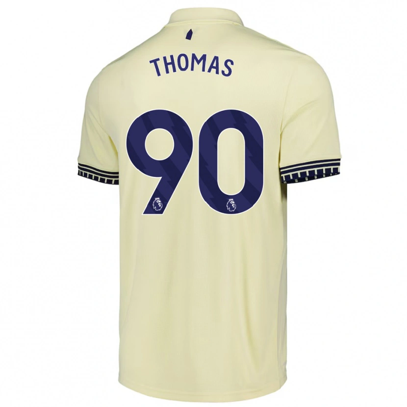 Danxen Dámské Aled Thomas #90 Smetanově Bílá Černá Daleko Hráčské Dresy 2025/26 Dres