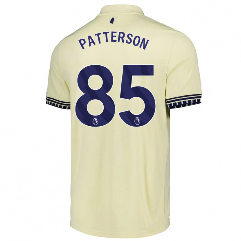 Danxen Dámské Jack Patterson #85 Smetanově Bílá Černá Daleko Hráčské Dresy 2025/26 Dres