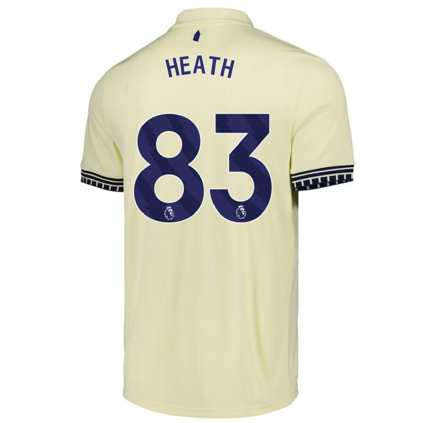 Danxen Dámské Isaac Heath #83 Smetanově Bílá Černá Daleko Hráčské Dresy 2025/26 Dres