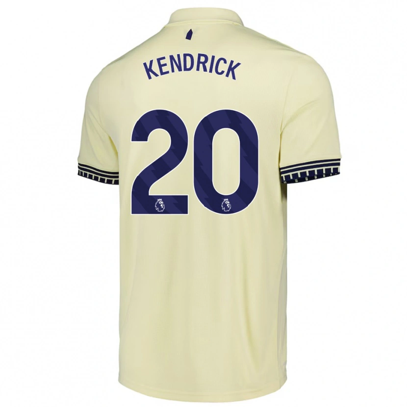 Danxen Dámské Levi Kendrick #20 Smetanově Bílá Černá Daleko Hráčské Dresy 2025/26 Dres