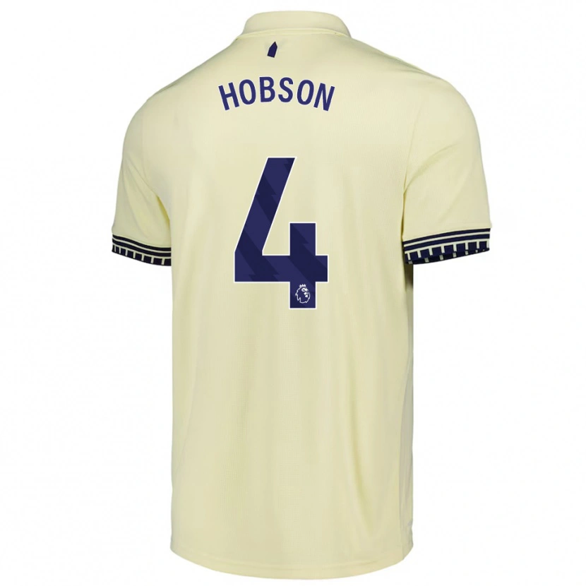 Danxen Dámské Issy Hobson #4 Smetanově Bílá Černá Daleko Hráčské Dresy 2025/26 Dres