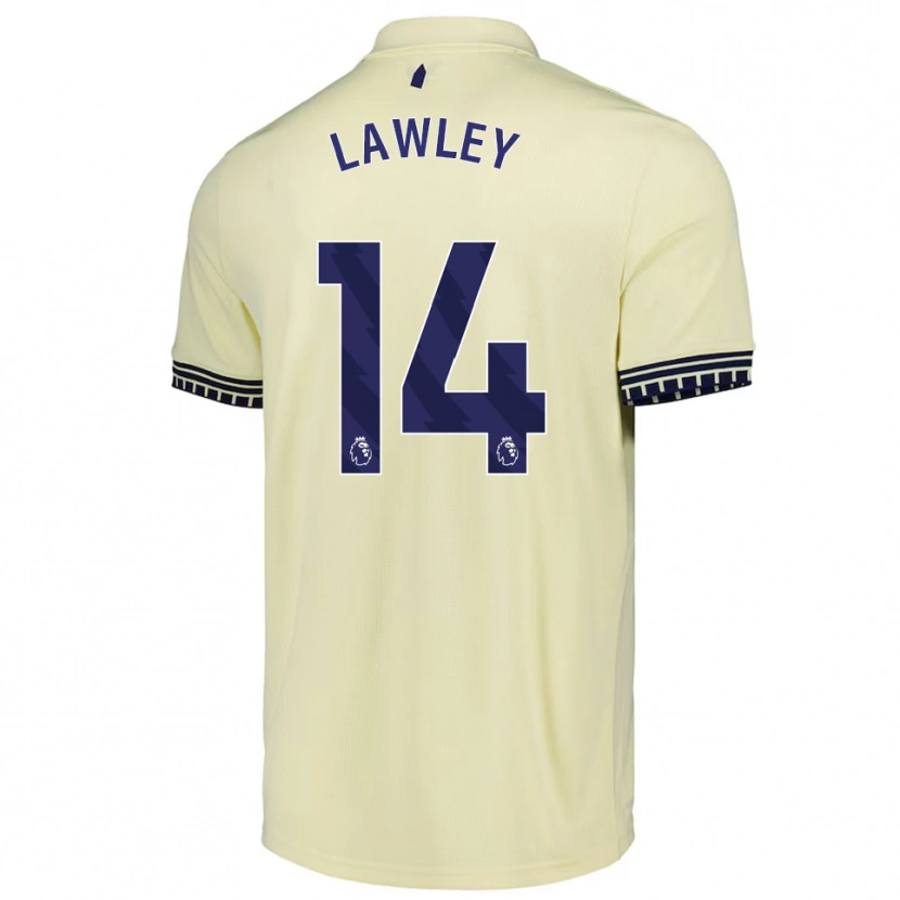 Danxen Dámské Melissa Lawley #14 Smetanově Bílá Černá Daleko Hráčské Dresy 2025/26 Dres