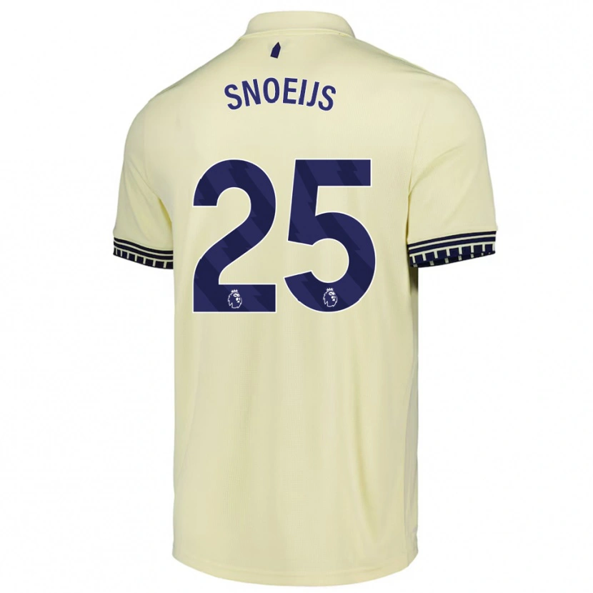 Danxen Dámské Katja Snoeijs #25 Smetanově Bílá Černá Daleko Hráčské Dresy 2025/26 Dres