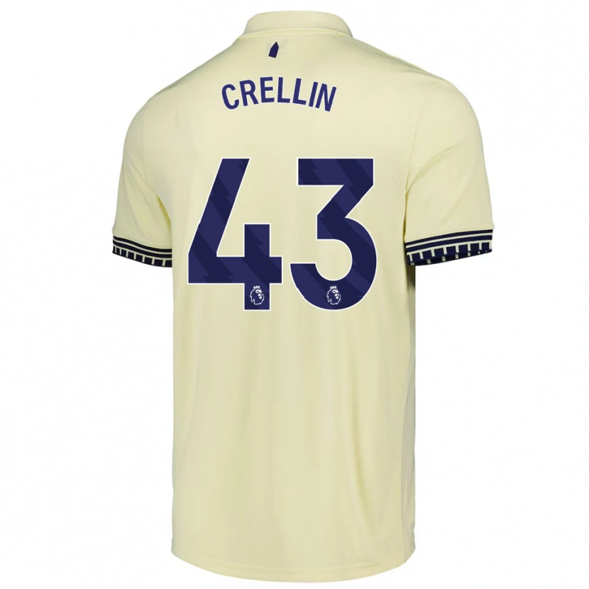Danxen Dámské Billy Crellin #43 Smetanově Bílá Černá Daleko Hráčské Dresy 2025/26 Dres