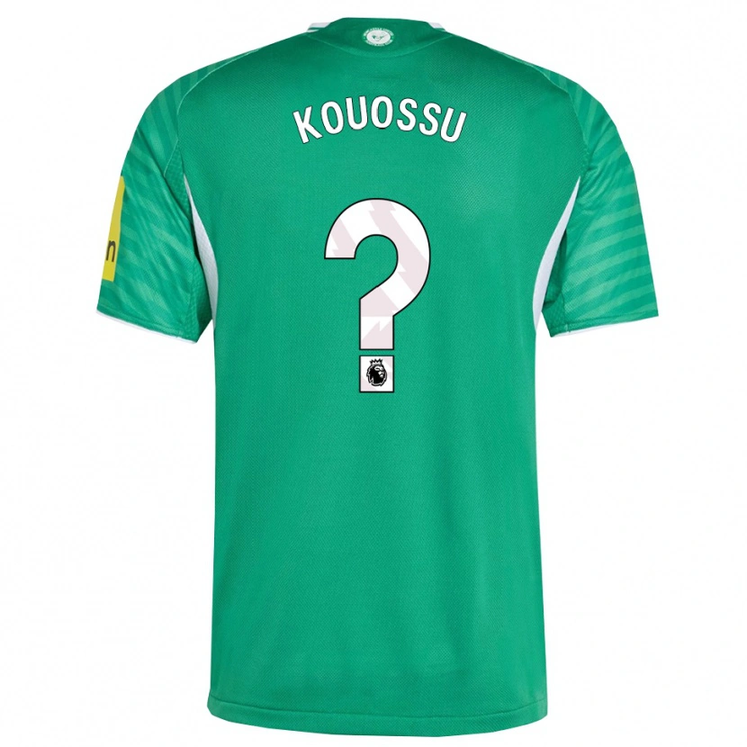 Danxen Dámské Jayden Kouossu #0 Zelená Bílá Daleko Hráčské Dresy 2025/26 Dres