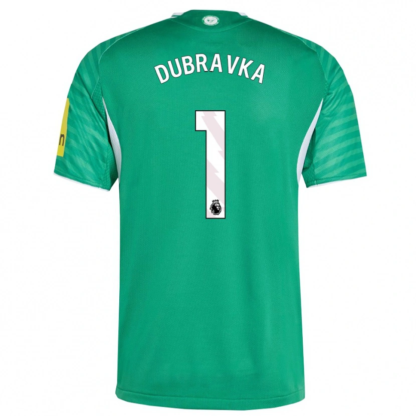 Danxen Dámské Martin Dúbravka #1 Zelená Bílá Daleko Hráčské Dresy 2025/26 Dres