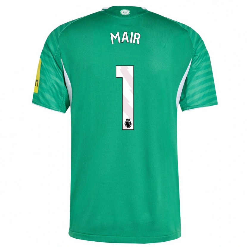 Danxen Dámské George Mair #1 Zelená Bílá Daleko Hráčské Dresy 2025/26 Dres