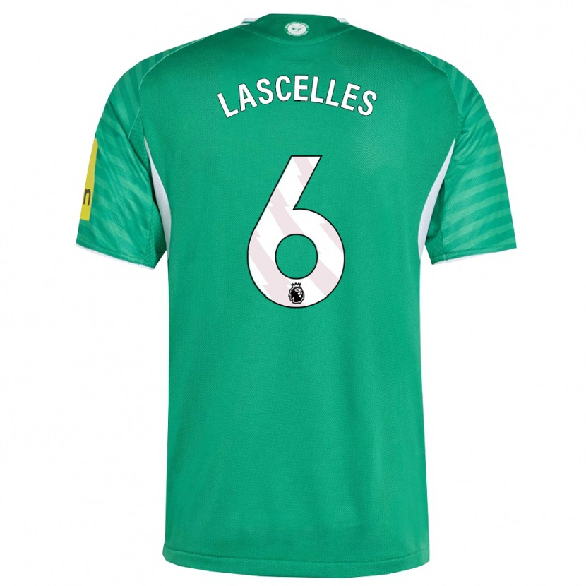 Danxen Dámské Jamaal Lascelles #6 Zelená Bílá Daleko Hráčské Dresy 2025/26 Dres