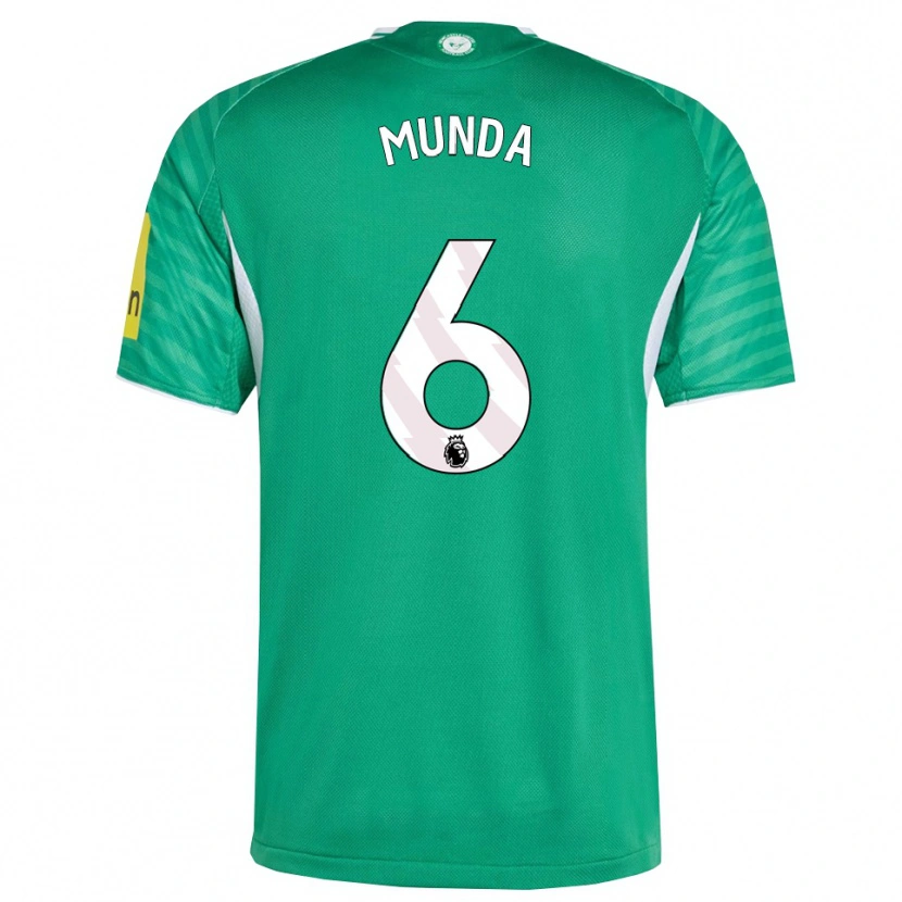Danxen Dámské Anthony Munda #6 Zelená Bílá Daleko Hráčské Dresy 2025/26 Dres