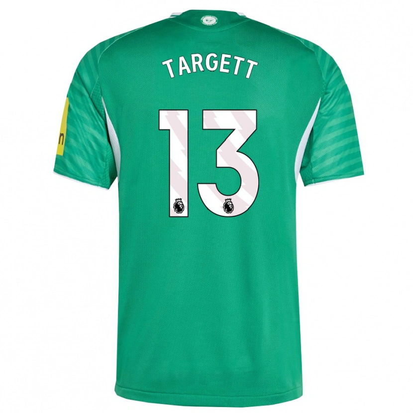 Danxen Dámské Matt Targett #13 Zelená Bílá Daleko Hráčské Dresy 2025/26 Dres