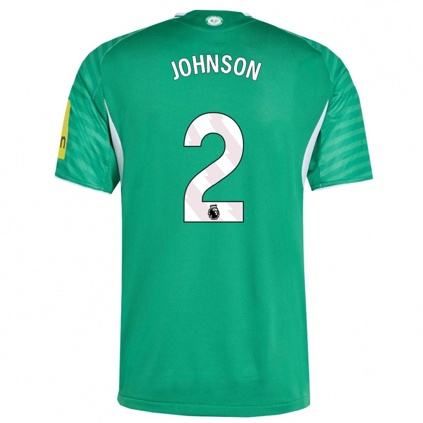 Danxen Dámské Henry Johnson #2 Zelená Bílá Daleko Hráčské Dresy 2025/26 Dres
