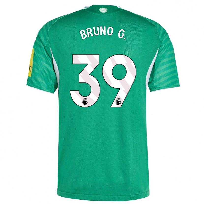 Danxen Dámské Bruno Guimarães #39 Zelená Bílá Daleko Hráčské Dresy 2025/26 Dres