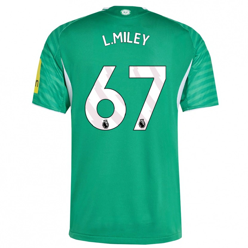 Danxen Dámské Lewis Miley #67 Zelená Bílá Daleko Hráčské Dresy 2025/26 Dres