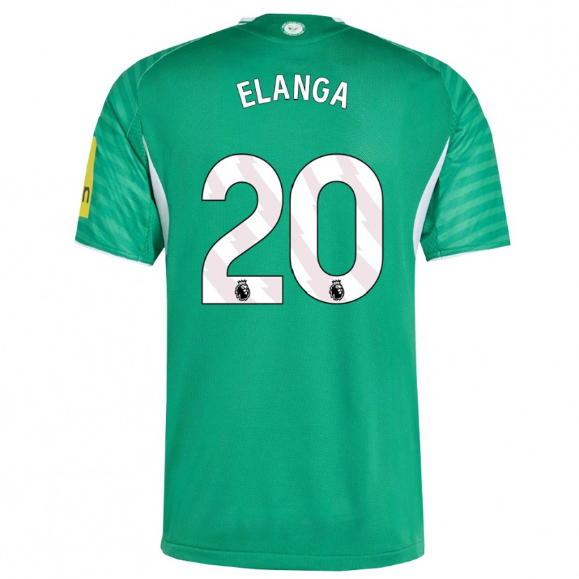 Danxen Dámské Anthony Elanga #20 Zelená Bílá Daleko Hráčské Dresy 2025/26 Dres