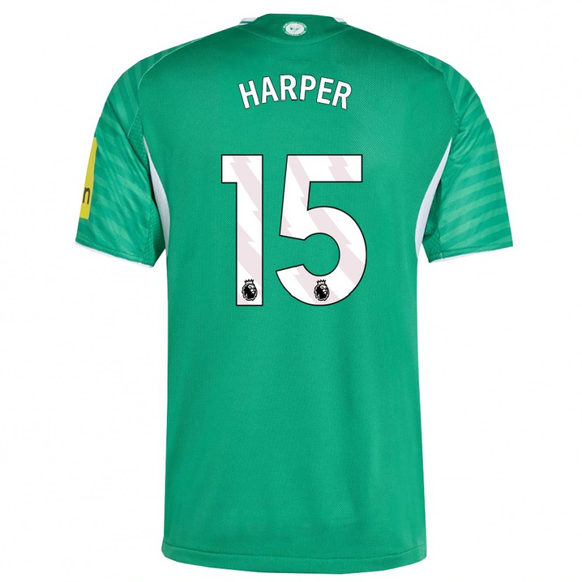 Danxen Dámské Fraser Harper #15 Zelená Bílá Daleko Hráčské Dresy 2025/26 Dres