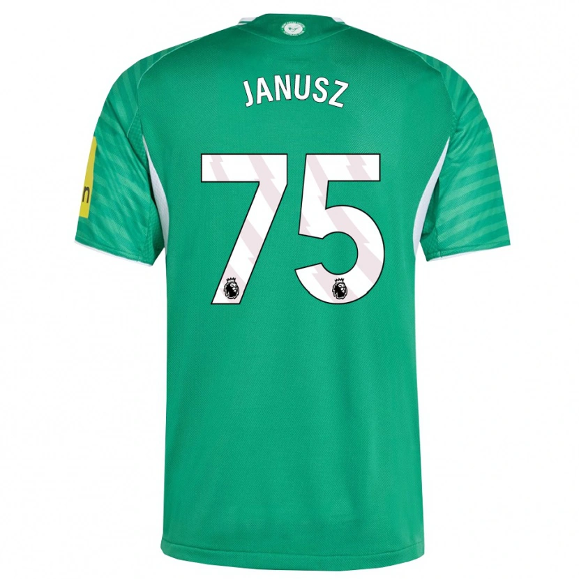 Danxen Dámské Adrian Janusz #75 Zelená Bílá Daleko Hráčské Dresy 2025/26 Dres