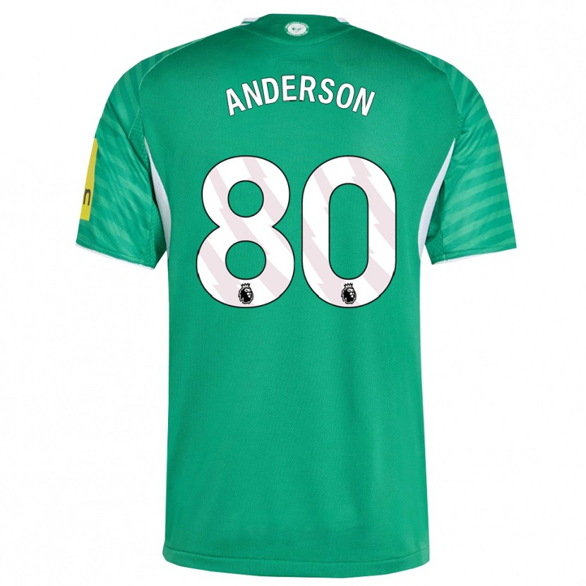 Danxen Dámské Will Anderson #80 Zelená Bílá Daleko Hráčské Dresy 2025/26 Dres