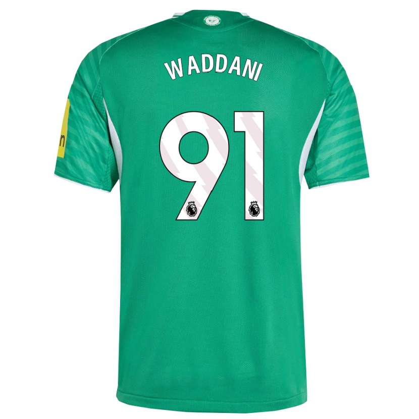 Danxen Dámské Mohamed Waddani #91 Zelená Bílá Daleko Hráčské Dresy 2025/26 Dres
