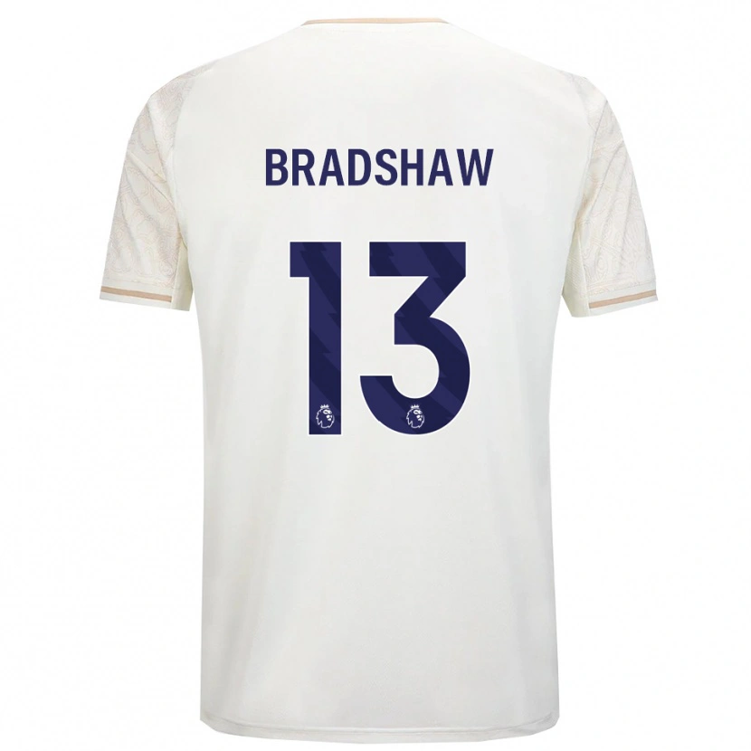 Danxen Dámské Kanye Bradshaw #13 Smetanově Bílá Černá Daleko Hráčské Dresy 2025/26 Dres