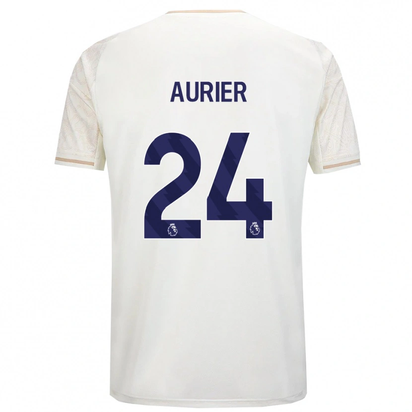 Danxen Dámské Serge Aurier #24 Smetanově Bílá Černá Daleko Hráčské Dresy 2025/26 Dres