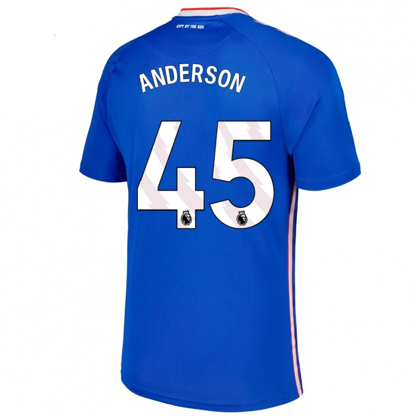 Danxen Dámské Joe Anderson #45 Modrá Bílá Daleko Hráčské Dresy 2025/26 Dres