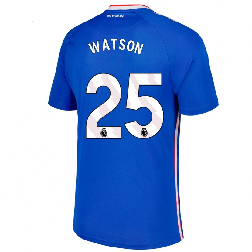 Danxen Dámské Katy Watson #25 Modrá Bílá Daleko Hráčské Dresy 2025/26 Dres