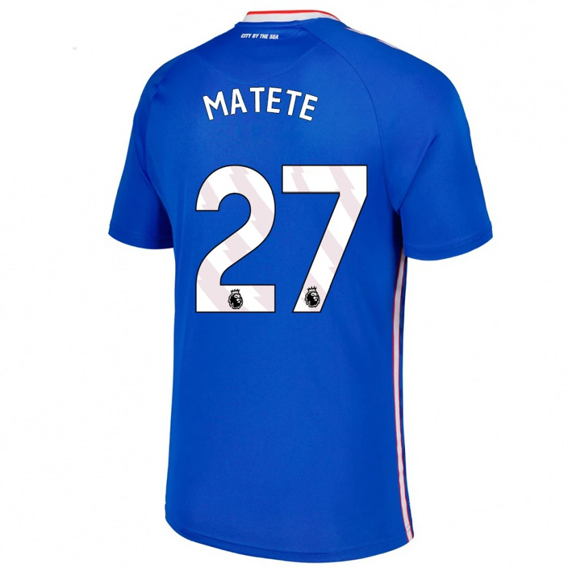Danxen Dámské Jay Matete #27 Modrá Bílá Daleko Hráčské Dresy 2025/26 Dres