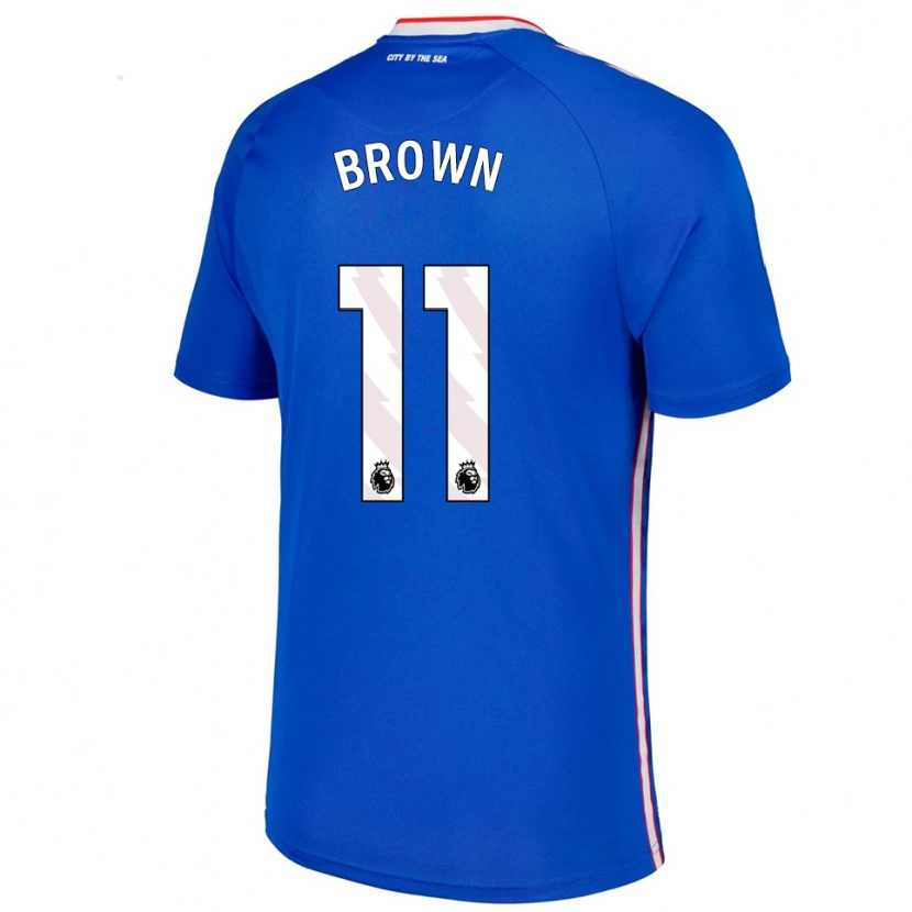 Danxen Dámské Jessica Brown #11 Modrá Bílá Daleko Hráčské Dresy 2025/26 Dres